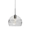 Besa Lighting Spirit 10 Cord Pendant, Clear, Bronze, 1x60W Incandescent 1JT-SPIR10CL-BR - alternate 1